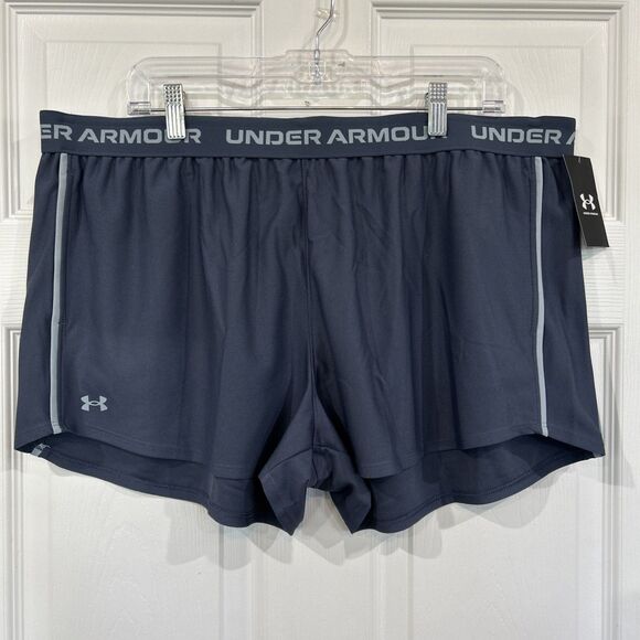Under Armour Women 2XL Tech Play Up  Athletic Fitness Training Shorts Pockets - Picture 1 of 8